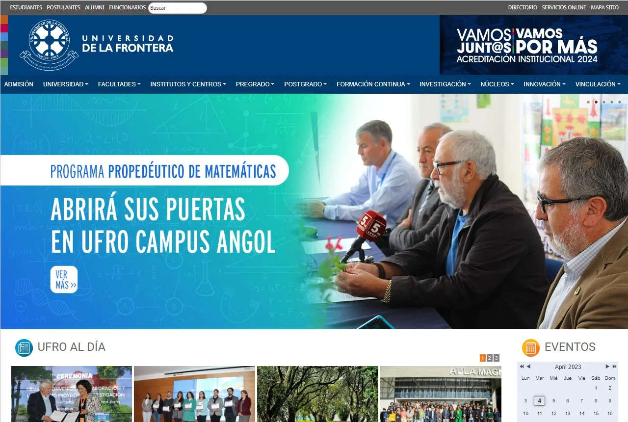 Web Facultad de Ciencias